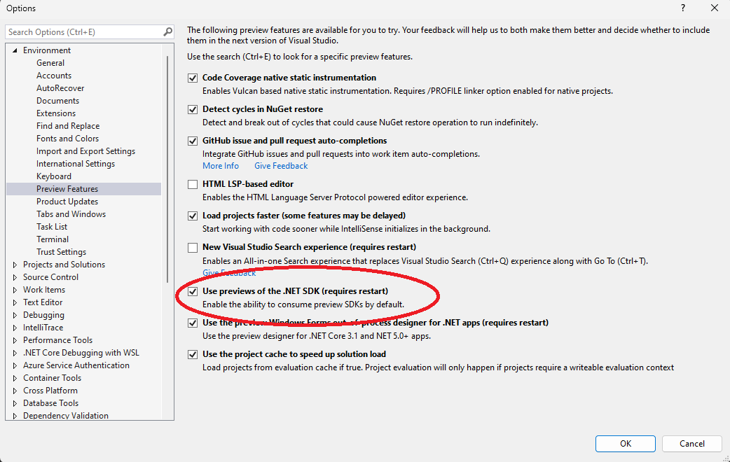 Net 8 Why Net 8 Preview Doesn T Show Up In Visual Studio 2022 Net 8 Why Net 8 Preview Doesn T Show Up In Visual Studio 2022